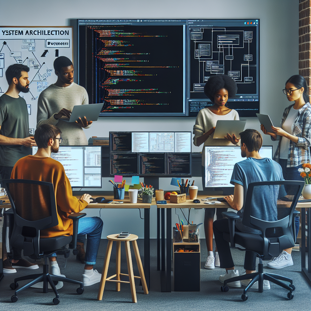 Softwareentwickler im Einsatz